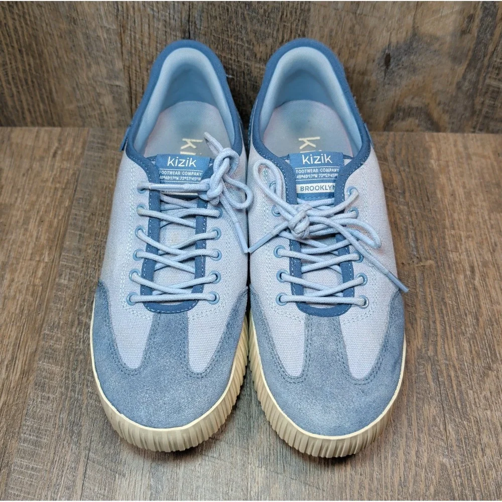 Kizik Brooklyn Women's Hands Free Slip-In Shoes Sneakers Size 9 Two Tone Blue